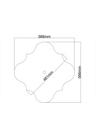 Resim Motifpiyer Lamba Tavan Göbeği 54-MODEL-63-56CM-2 Adet 