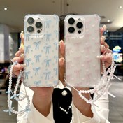 Resim Küçük Taze Dört Köşeli Düşmeye Karşı Koruyucu TPU Telefon Kılıfı Yumuşak Kılıf ile Fiyonk Bilezik Asma İpi için Apple iPhone11 11Promax 12 12ProMax 13 13Pro 13ProMax 14 14Pro 14Plus 14ProMax 15 15Pro 15Plus 15ProMax 16 16Pro 16Plus 16ProMax 16E 