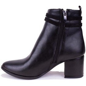Resim Dagoster Dza07-928565 Siyah Klasik Topuklu Kadın Bot 001 