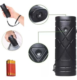 Resim Ranchi Köpek Kovucu Ultrasonıc Ses Pilli Ranchı RC-952E Siyah Renk 