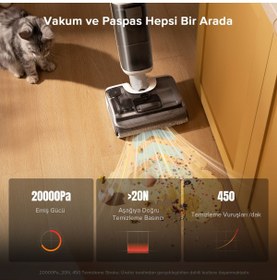 Resim Roborock F25 RT Islak Kuru Akıllı Dikey Süpürge 