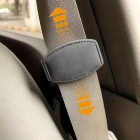 Resim Hightower 1 Adet Gri Evrensel Ayarlanabilir Emniyet Kemeri Sabitleyici - Güvenli Konforlu Sürüş 