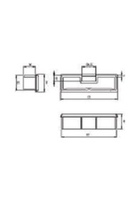 Resim NEKSAN Düz Alüminyum Bariyer Bisikletlik Tapası Büyük 