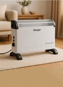 Resim Hoogar German Ch-2000 White Homojen Teknoloji Yeni Nesil Fanlı Konvektör Isıtıcı Düşük Tüketim 