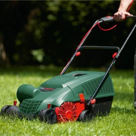 Resim Elektrikli Çim Havalandırma Makinesi Universalrake 900 (900 W, 32 cm Çalışma Genişliği, 50 L Toplama 