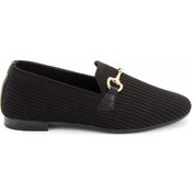 Resim Siyah Kadın Loafer Ayakkabı K01320302082 Siyah 