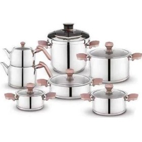 Resim Schafer Honor Çelik Çeyiz Seti 14 Parça Rosegold 