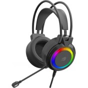 Resim Gamebooster H02B Hammer Siyah Rgb Streo Oyuncu Kulaklığı 