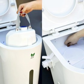 Resim SHUIVAN ATY Terra Kompost Karavan Tuvaleti Torflu - 15,5 Litre 