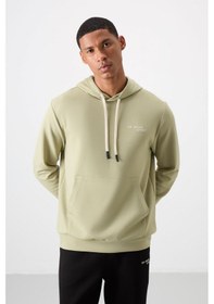 Resim Tommy Life Çağla - Siyah Pamuklu Kalın Yumuşak Dokulu Comfort Fit Nakışlı Erkek Eşofman Takım - 85255 Yeşil - Siyah 