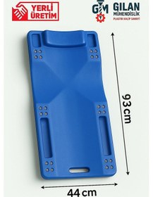 Resim Araç Altı Yatma Tablası - Tamirci Kızağı - Mavi 