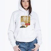 Resim Esprili Hezarfen Kapşonlu Kadın Sweatshirt 