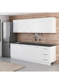 Resim Minar 250 Cm Mutfak Dolabı Beyaz 250-B2 Beyaz 