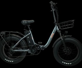 Resim Alba Fold S Fat Bike Elektrikli Katlanır Bisiklet Gri 