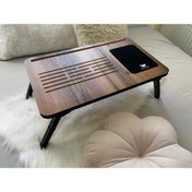 Resim STOREMAX PRStoRe Foldaway Telefon ve Tablet Bölmeli Katlanır Ayaklı Laptop Sehpası Notebook Bilgisayar Ç 