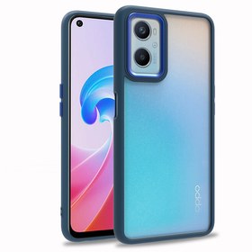 Resim Pilanix Oppo A96 Kılıf Silikon Kenarlı Arkası Şeffaf Renkli Flora Kapak 