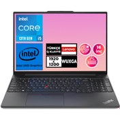 Resim LENOVO ThinkPad E16 G1 i5-13420H 16GB 1TB SSD 16" Freedos Taşınabilir Bilgisayar 21JN00K7TX 004 