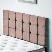 Resim Rama Tek Kişilik Yatak Başlığı - 120 cm Sütlü Kahve Kumaş Başlık 