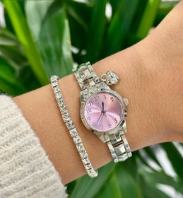 Resim DEEPORA Kalp detaylı Pembe minimal 