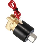 Resim Guangdong Spirit Eıtgzwas 1/4 Inç Dn8 Normalde Açık N/o Pirinç Elektrikli Solenoid Valf 220V Su Petrol Gaz Için Pnömatik Valf 
