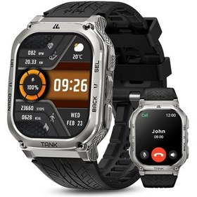 Resim Amaztim Akıllı Saat, 60 Gün Pil Ömrü, Yüzme Dalışı Full Metal - Gümüş 