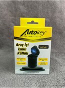 Resim ARSLANOTOMARKET AUTOKEY ARAÇ İÇİ IŞIKLI KÜLLÜK (OTOMATİK YANAN LED IŞIK) 
