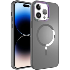 Resim İphone 14 Pro Uyumlu Magsafe Wireless Şarj Özellikli Zore Stil Kılıf-siyah Siyah 