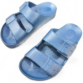 Resim Minamoda GZR Eva Taban Kız Erkek Çocuk Yazlık Terlik Çift Tokalı Unisex Terlik 