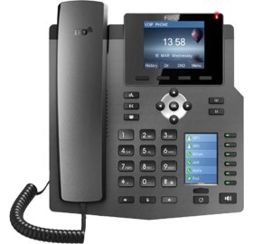 Resim Fanvil X4g Renkli Ekran Gigabit Ip Telefon Poe 