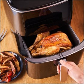 Resim Tefal 6,5lt Kapasite Hava ile Kızartma, Izgara ve Buharda Pişirme 3'ü 1 Arada Airfryer 