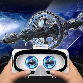 Resim VR Kulaklık, Ayarlanabilir Sanal Gerçeklik HD Lensler Gözlük 3D Cep Telefonu için, Vr Gözlük Anti-Mavi Işık Çocuklar Yetişkinler için 