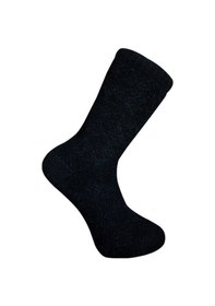 Resim Kuzu Yünü Havlu Erkek Çorabı - Eskimo - Siyah - No: 41-44 13905 Çok Renkli 