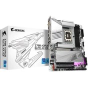 Resim AORUS Gigabyte Z790 AORUS ELITE AX ICE Wi-Fi DDR5 7600 MHz (OC) PCI-E HDMI Wi-Fi 6E ATX Soket 1700 