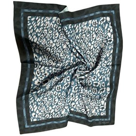 Resim Leopar Yeşil Desenli Fular Estascarf Renkli 