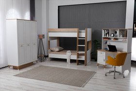 Resim İkon Genç Odası Ranzalı Takım 