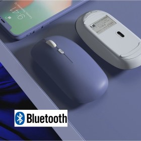 Resim Jingyi Kablosuz Bluetooth Fare iPad Samsung Huawei Lenovo Mipad Android Windows Tablet Pil Dizüstü Dizüstü Bilgisayar Için Fare (Yurt Dışından) 