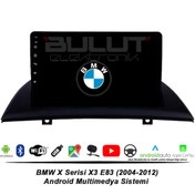 Resim BMW X Serisi X3 E83 Android Multimedya Sistemi (2004-2012) 2 GB Ram 32 GB Hafıza 8 Çekirdek İphone CarPlay Android Auto Navigatör 