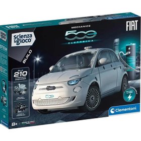 Resim Clementoni Mekanik Laboratuvarı Fiat 500 Elektrik 75085TR 