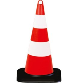 Resim Eko Trafik Konisi 75 Cm Ağırlıklı - Reflektifli Trafik Dubası N11.176 