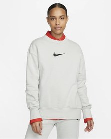 Resim Nike Nıke All Fleece Çok Açık Bej-bol Kesim Sweatshırt Fd1128-034 Bej 