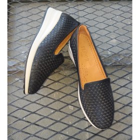 Resim Bags Shoes Floor Marine 24Y-072-0071 Kadın Deri Günlük Comfort Dolgu Taban Feta Ayakkabı 