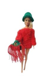 Resim Zekids Barbie Bebek Için Sadece Çanta,şapka Ve Elbise Gönderilmektedir. . Barbie Bebek Dahil Değildir. 