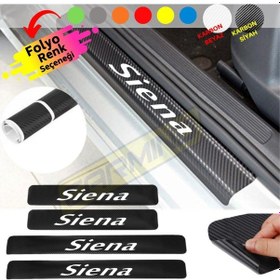 Resim Fiat Siena Kapı Eşiği Sticker (4 Adet) New 
