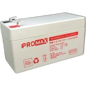 Resim Promax Energy Promax 12VOLT 1.3AMPER Akü 12V 1.3AH 