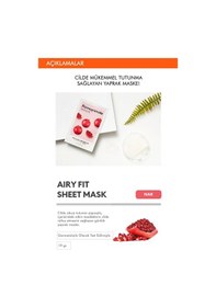 Resim Missha Nar Özlü Yaprak Maske 1 Adet Airy Fit Sheet Mask Pomegranate 
