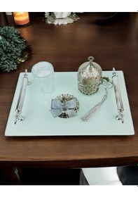 Resim Harmonize Beyaz Söz Tepsisi Ve Damat Kahve Fincanı Siyah Siyah 