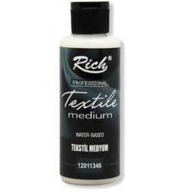 Resim Rich Tekstil Medium 120 Cc Kumaş Boyama Astarı 