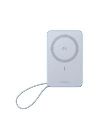 Resim Ugreen Magflow 10.000 Mah 25w Qi2 Magnetik Wireless Usb-c Dahili Kablolu Hızlı Şarj Powerbank, 65958b Mavi 