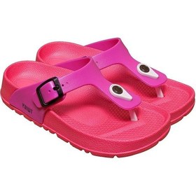 Resim Twigy Celine Çocuk Parmak Arası Terlik Pembe Mor 31/35 K1346-RB Fuşya 