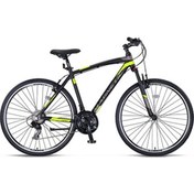 Resim Ümit Bisiklet 2863 Magnetic 28 Jant 21 Vites Şehir Bisikleti Lime - Siyah 